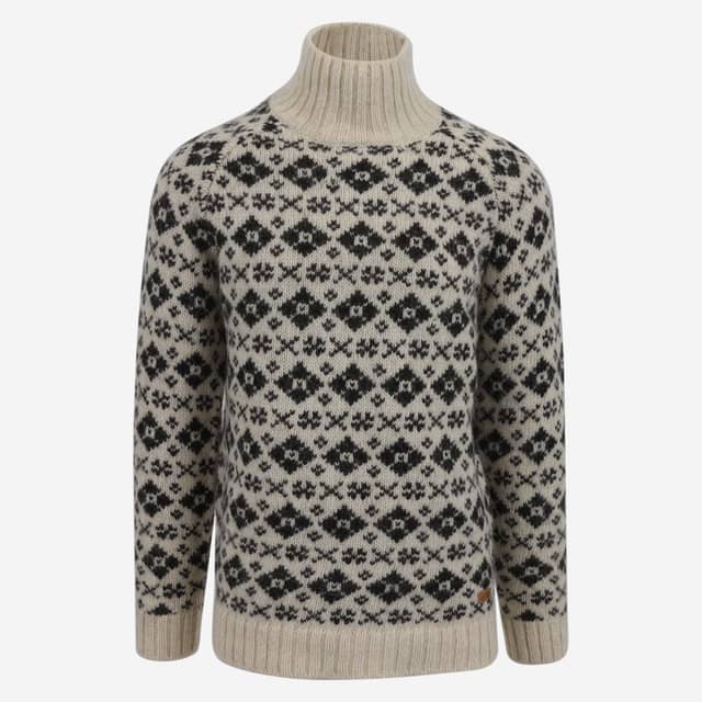 Gestur Turtleneck Wool Nordic Sweater